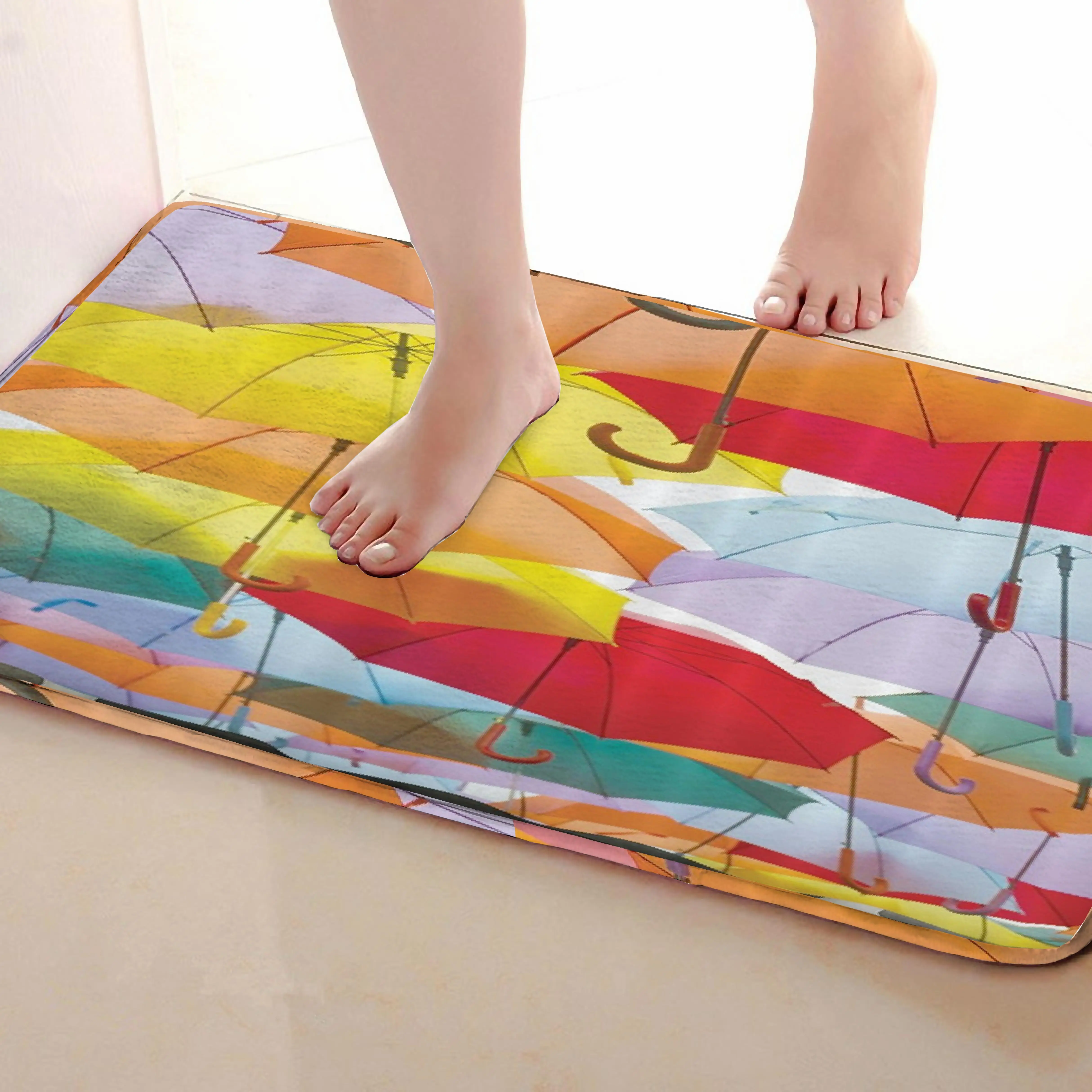 Зонтик Стиль открытый Коврики S, забавные Нескользящие Для ванной Коврики, двери Коврики S, дверь входная Коврики s