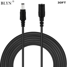 12V DC Kabel Verlängerung Draht Stecker 1m 2m 5m 10m 20m Power Kabel Adapter 5,5 mmx 2,1mm Für LED Streifen Licht CCTV Kamera Projektor