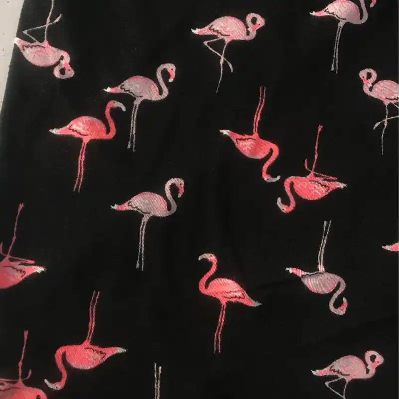 flamingo jersey fabric