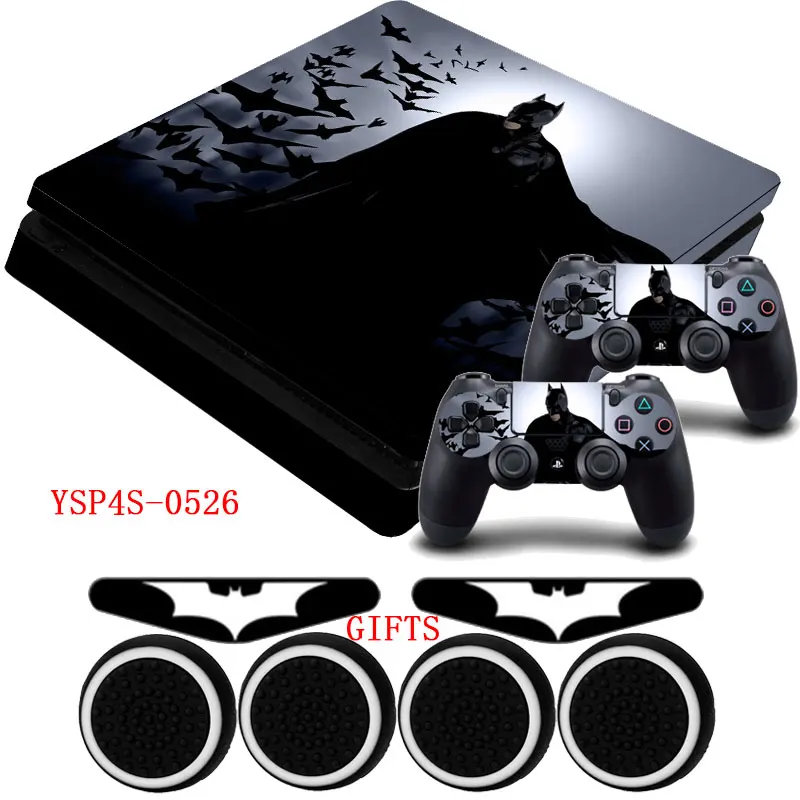 Batman Arkham Knight винил PS4 тонкий кожи против скольжения защитный чехол Стикеры +