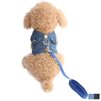 

TPFOCUS Fashion Pet Dog Denim Chest Strap Harness for Outdoor Walking Safety Simple High Quality Dog Cothes 2019