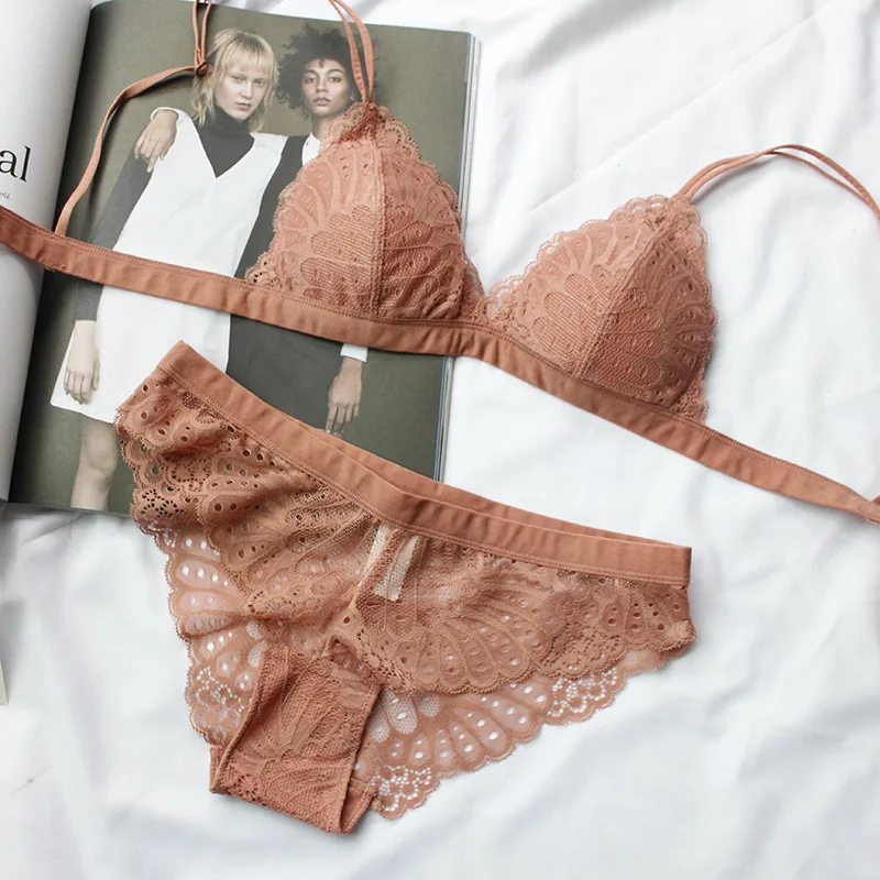 Новое сексуальное французское нижнее белье Bralette кружевной комплект нижнего