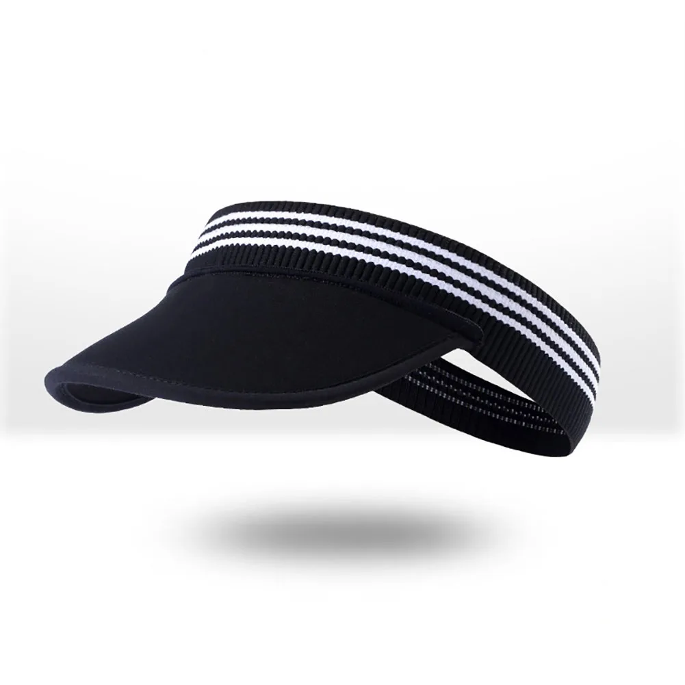 

Men Women Outdoor Sports Hot Summer Sunscreen Sun Hat Visor Cycling Soft Cool Foldable Brimmed Empty Top Tennis Cap Durable