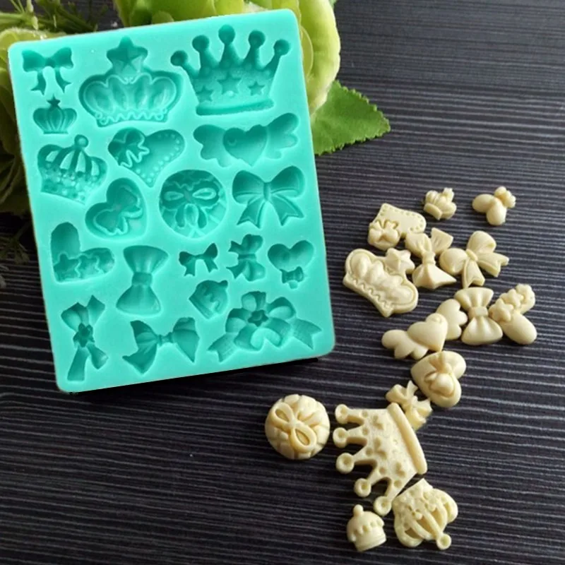 

Many Crown Shape Silicone mold Fondant Cake Decoration Sugar Craft Tools baking tools cake tools C119