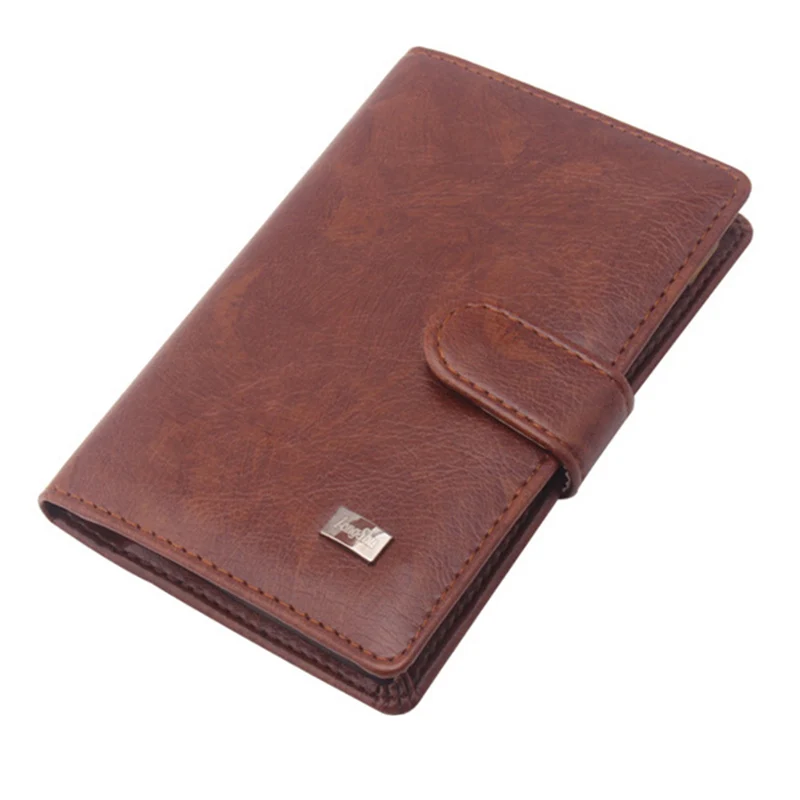 Passport Cover Travel Wallets with Credit Card ID Card Holder Hasp