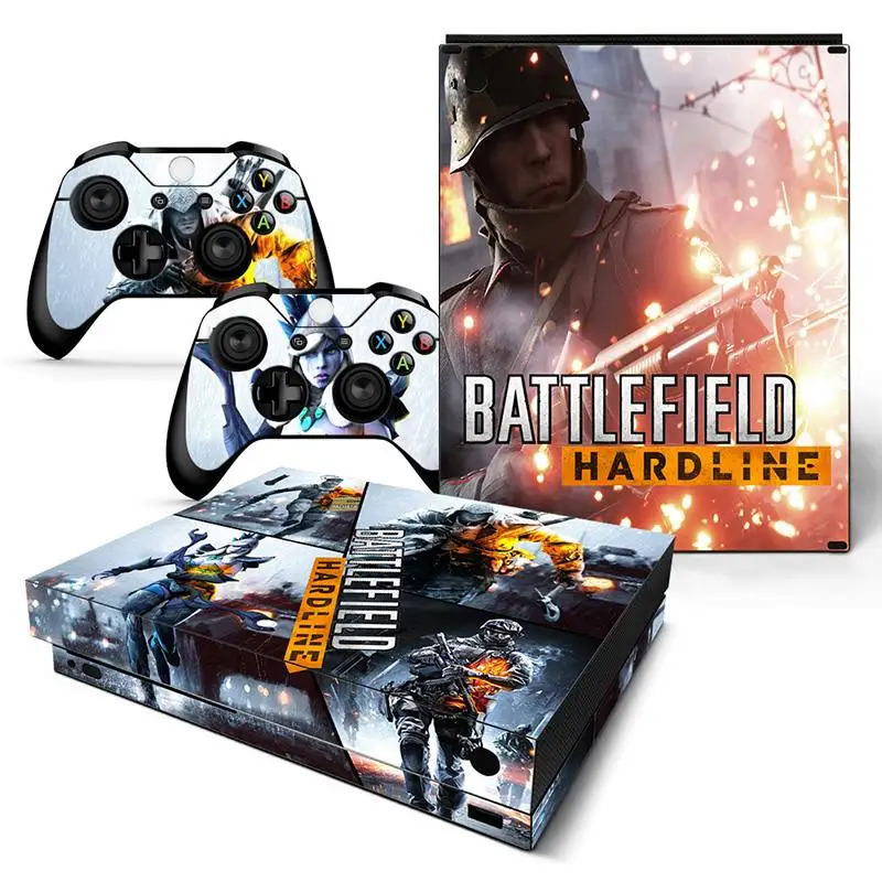 

Cool for Battlefield Protective Design decal For XBOX One X Console Controller Skin Sticker full body