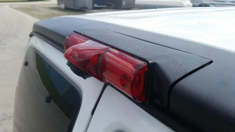 For GMC Sierra Yukon Flush Mount Backup Reverse Rear+Front Bumper 4x Led Lights