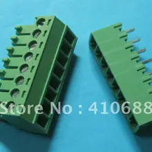 200 шт. шаг 3.5 мм 8way/Pin Клеммная колодка Разъем зеленый цвет T сменный Тип