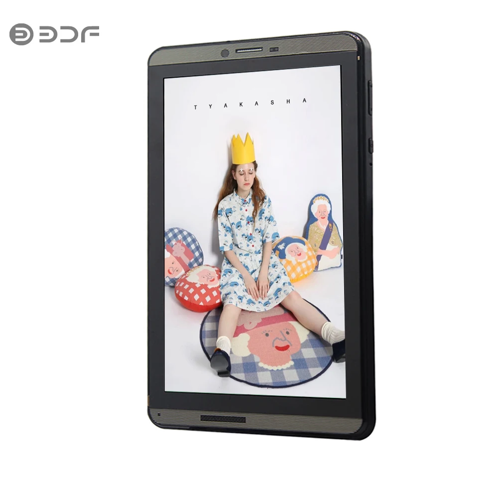 BDF 7 Inch Android 6.0 Tablet Pc Phone Call Sim 3G Card Quad Core Dual Camera WiFi Bluetooth 1GB+16GB Tablets 7 8 9 10 inches