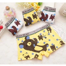 weLaken 4 Pcs lot Cartoon Children Underpants Comfortable Breathable Underwear Kids Boxer Baby Panties For 2