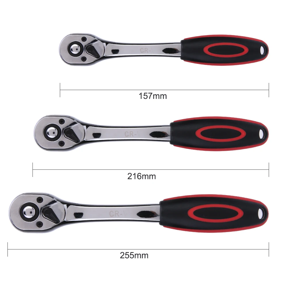 

1Piece 1/4" 1/2" 3/8" High Torque Ratchet Wrench for Socket 72 Teeth Torque Ratchet Socket Wrench Hand Repairing Tool