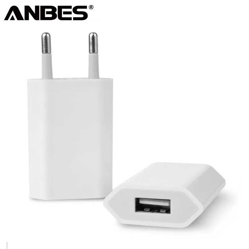 

5V 1A USB Euro Wall Charger Adapter AC Power Adapter Mobile Phone Charging Tools usb Wall Charging for iPhone Android