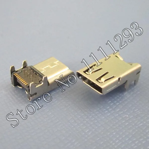 Разъем Micro HDMI Jack Soket для Asus Eee Pad TF300T T100TA TF201 TF502T TF700T и т. Д. 5 шт./lot19 pin|connector hdmi|connector
