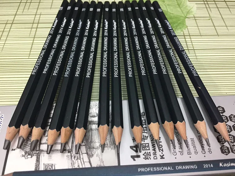 Предел показывает 14 шт./кор. эскиз карандаш Бумага карандаши для рисования набор канцелярские товары для школьных принадлежностей