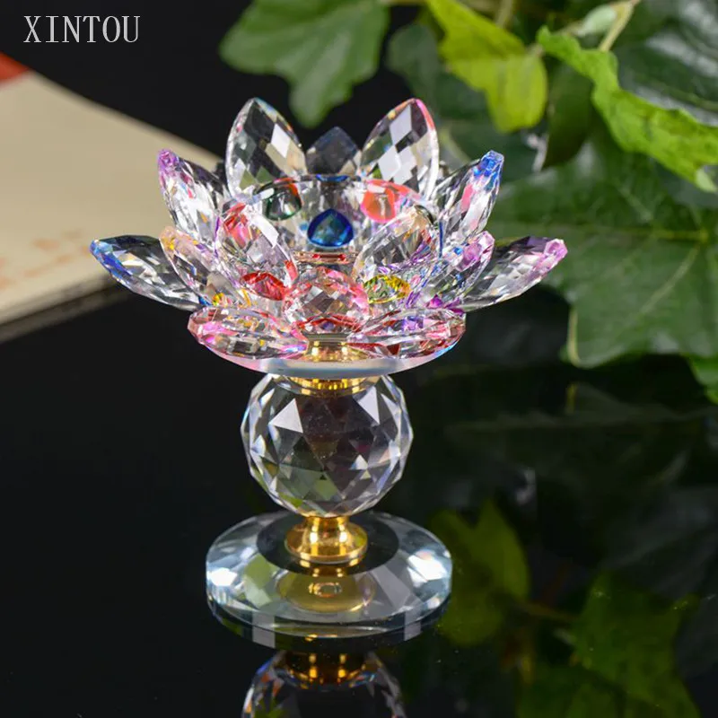 Buy XINTOU Candle Holder Colorful Crystal
