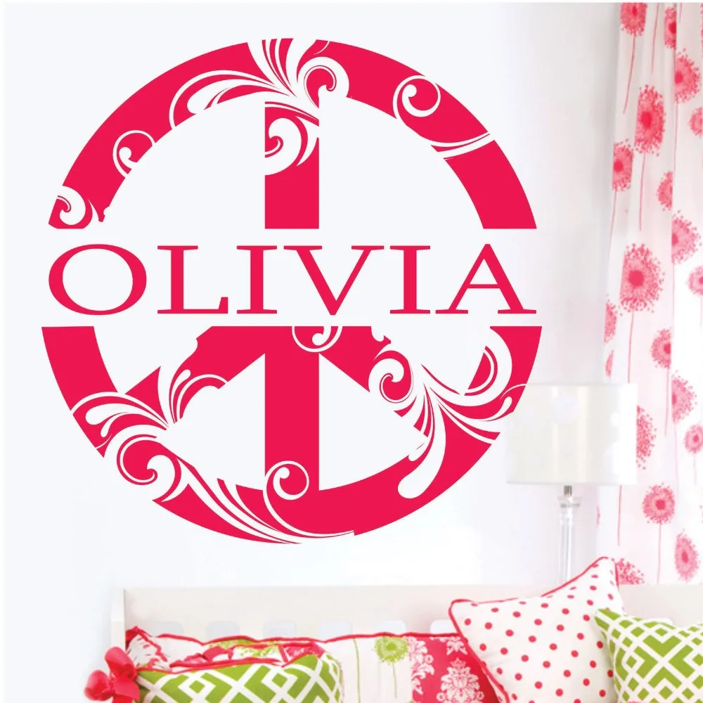 Diy Military Peace Sign Flowers Customize Name Room Door