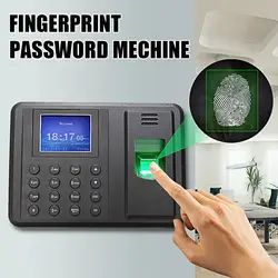 USB пароль биометрический отпечаток пальца время офис Посещаемость Часы рекордер сотрудник электронный контроль доступа машина