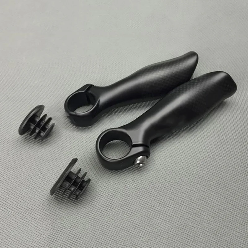 

Bike Handlebar Carbon Fiber Bar End MTB Bicycle Bike Accessory Lightweight 1 Pair Practical New 2018