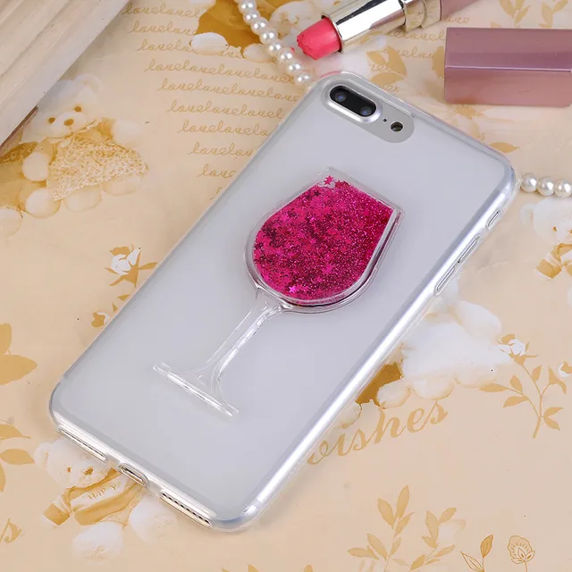 Soft TPU Silicone Funda White Quicksands Liquid Cup Case For Nokia 5 TA