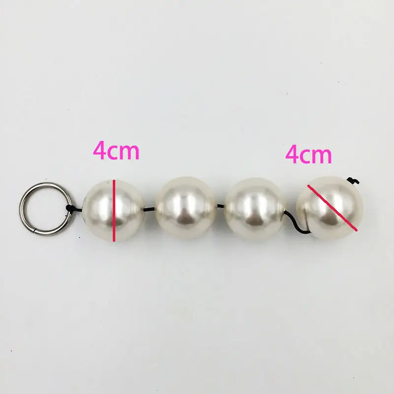 Big Anal Beads Balls Acrylic Butt Plugs Prostate Stimulate Sex Toys For Men  Women Adult Games Products 4 cm Diameter anal plug9