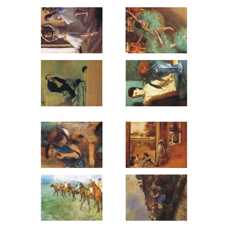 1 шт. Эдгар хилаир Жермен де газ известная масляная живопись DIY книга журнал