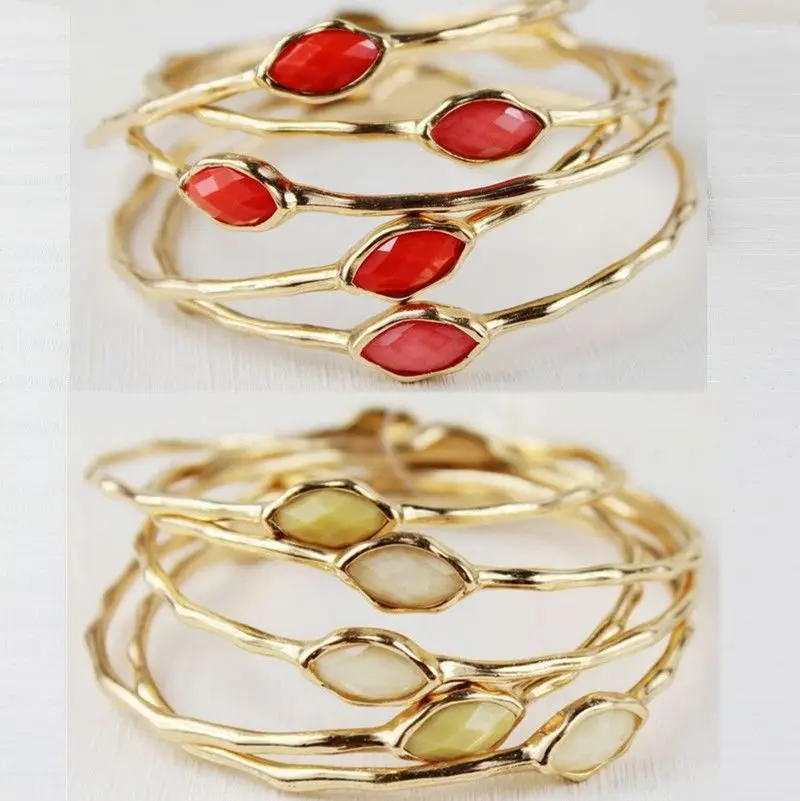 Модный комплект ювелирных изделий 5 шт./компл.|bangle set|bangles fashionfashion bangle |