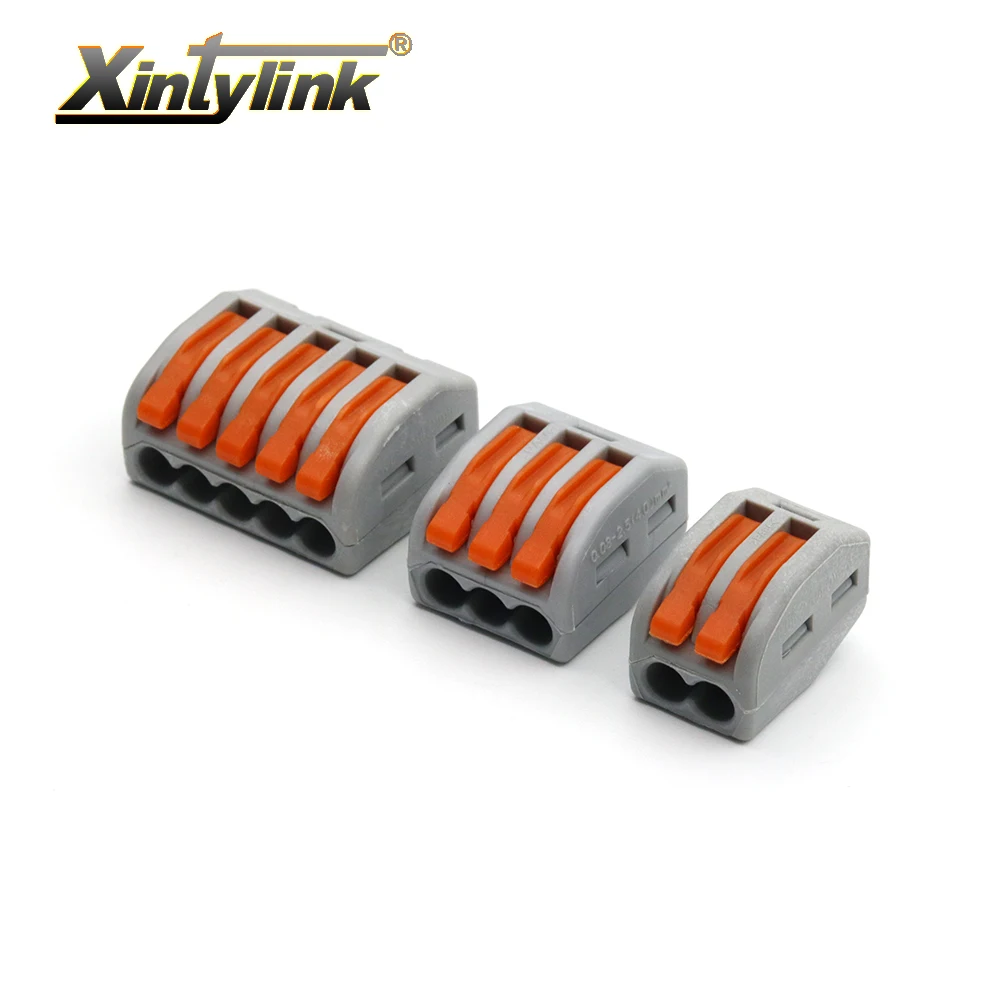 

10pcs / lots 3 holes wire connector Fast universal terminal connector Soft and hard wire junction box