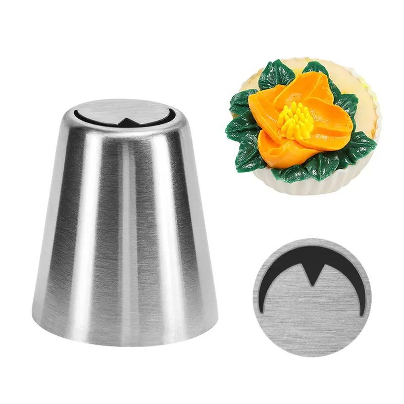 

VOGVIGO 1pcs Russian Stainless Steel Icing Piping Nozzle Tips Pastry Cake Decorating Tools Sugarcraft Pastry Baking Tool Nozzles