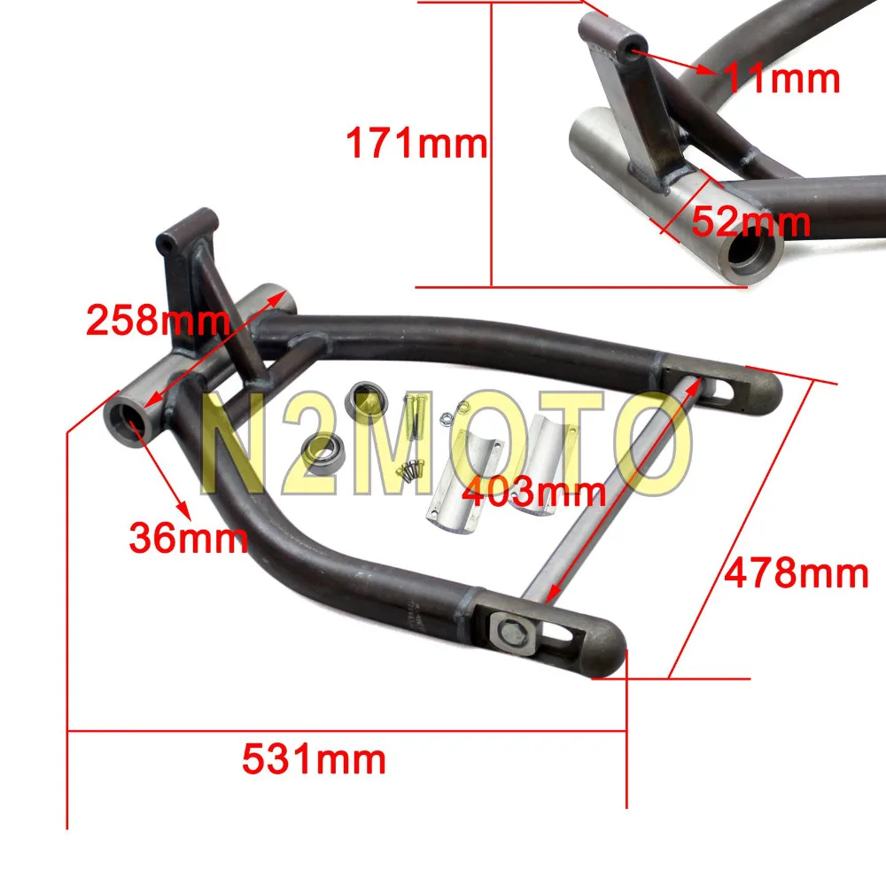 Мотоцикл Сталь 280 300 шин правой маятник с кулисой Frame Conversion Kit для Harley Softail 1991-1999 пользовательские