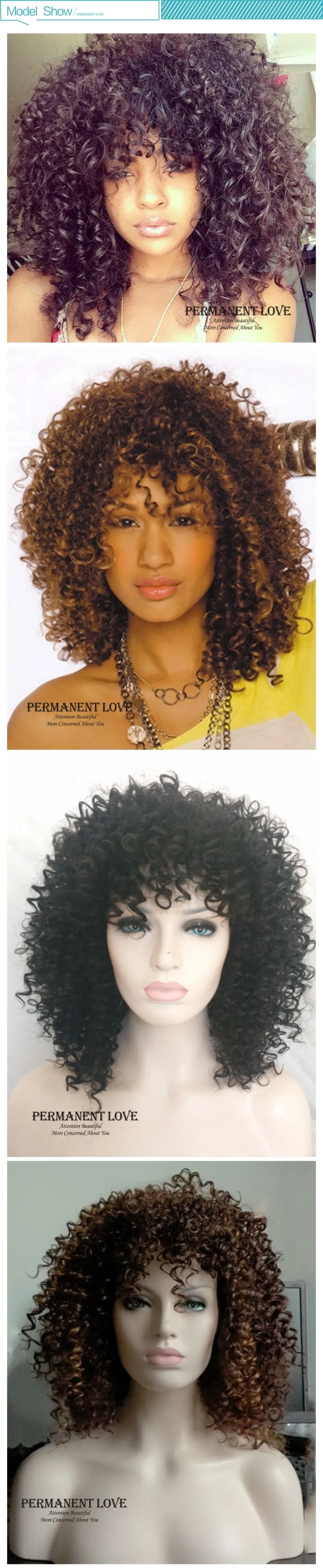 Novye Strannyj Figurnye Pariki Dlya Zhenshin Afroamerikanca Dlinnye Sinteticheskie Pariki Afro Kudryavyj Vyushiesya Volosy Korichnevye Svetlye Chernyj Peruca Kupit Na
