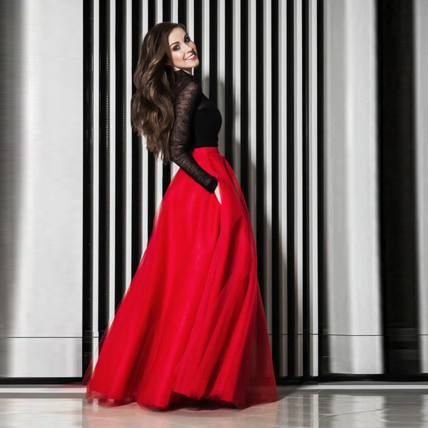 modern maxi skirts