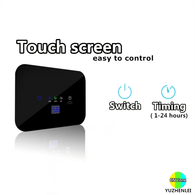 Touch screen intelligent dehumidifiers Timing Purify Air dryer machine Moisture Absorber Smart Household Appliances