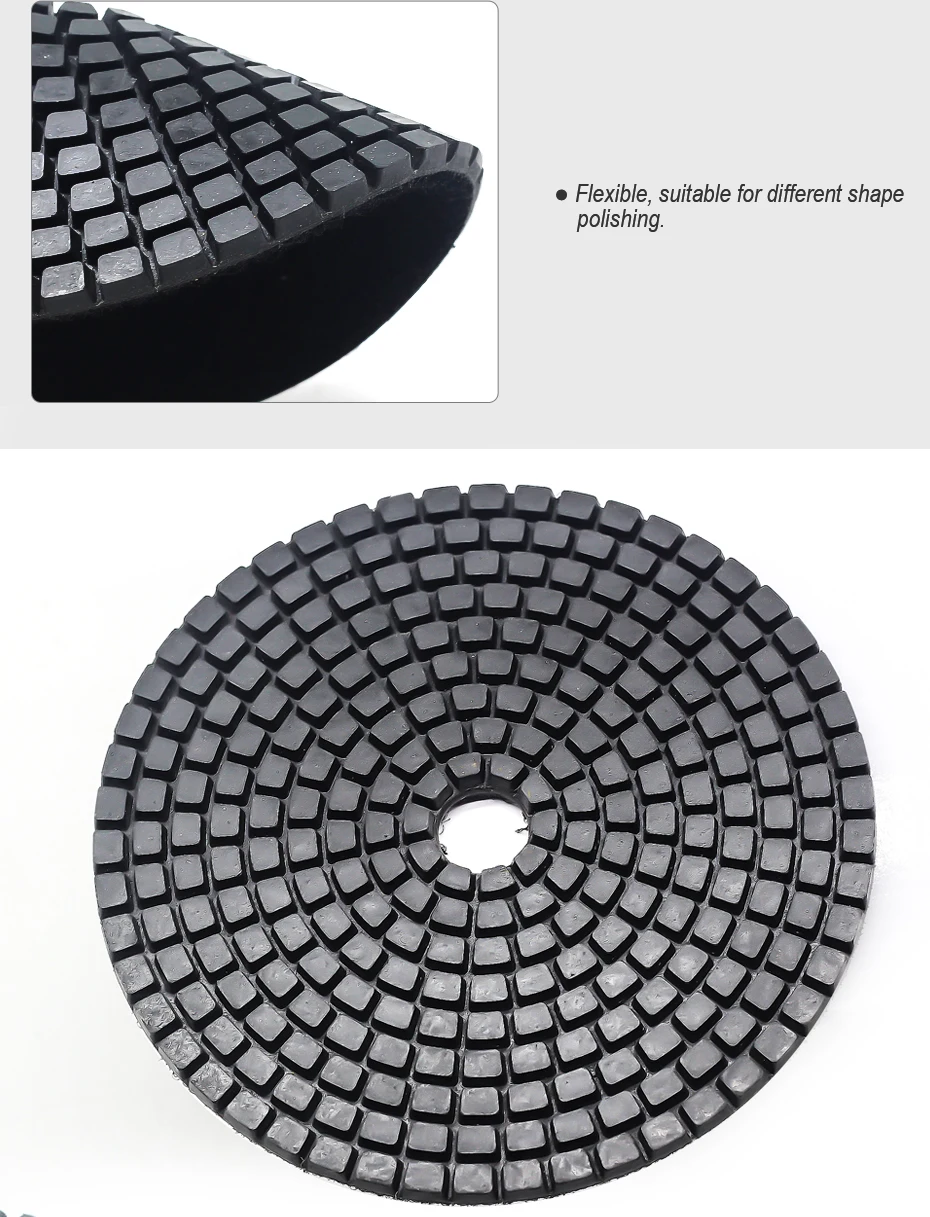 2 шт./компл. 4 дюйма 100 мм черный бафф колодки полимерная связка для Гранит Мрамор Керамика для полировки камня