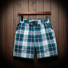 Мужские повседневные шорты новые летние пляжные шорты Свободные шорты мужские клетчатые шорты с эластичной талией джоггеры тренировочные брюки Размер 6XL