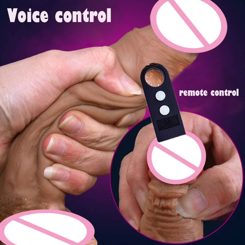 voice control huge dildo vibrator remote control vibrator wand massager Suction Cup dildo big dildo sex toys for women