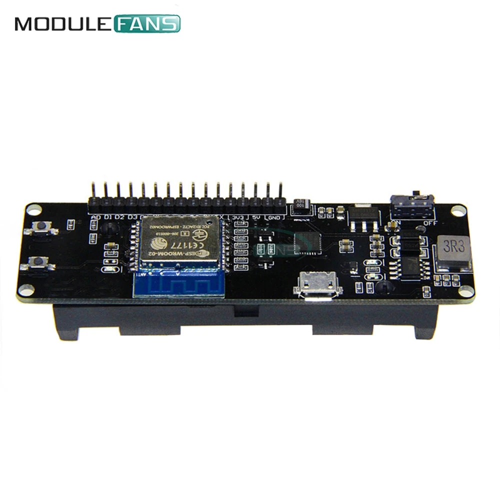 

For WeMos D1 mini Esp-Wroom-32 Mother Board ESP8266 Mini WiFi Nodemcu Module 18650 Charging Battery Development Board Nodemcu