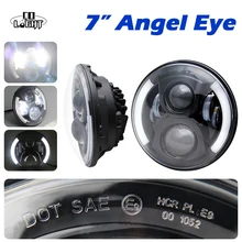 7” Round Daytime Running Lights 50W 30W H4 High Low Beam Car Led Drl With Led Car Canbus for Lada Niva Jeep Uaz