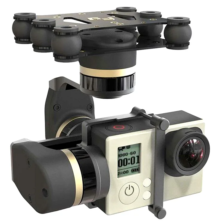 

New Version Feiyu Tech FY MiNi3D 3 Axis Gimbal For GoPro4 GoPro3+ GoPro3 Sport Camera