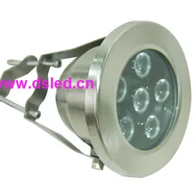 Высокая мощность, хорошее качество IP68, 6 Вт светодиодный прожектор, светодиодный светильник для бассейна, работающего на постоянном токе 12 В, DS-10-29-6W, нержавеющая сталь