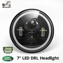 Buy Fuxuan 7 inch LED Headlight DRL Halo Angle Eyes Led Headlamp 12v For Jeep Wrangler TJ JK LJ unlimited 1997 1998 1999 2000-2015 Free Shipping