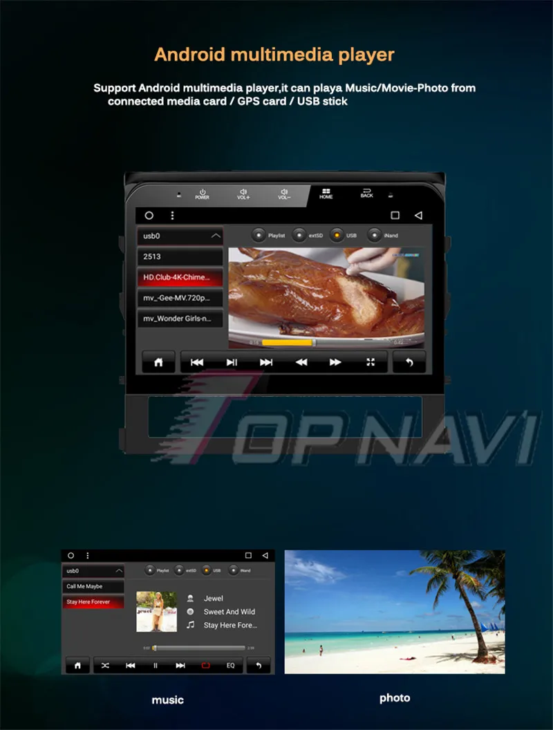 car head unit android For Toyota Land Cruiser 2016