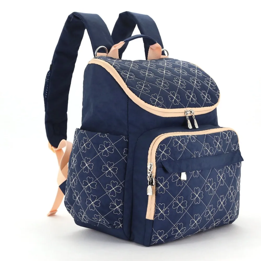 Diaper Bag Fashion Mummy Maternity Nappy Bag Brand Baby Travel Backpack Diaper Organizer Nursing Bag For Baby Stroller - Цвет: Dark Blue