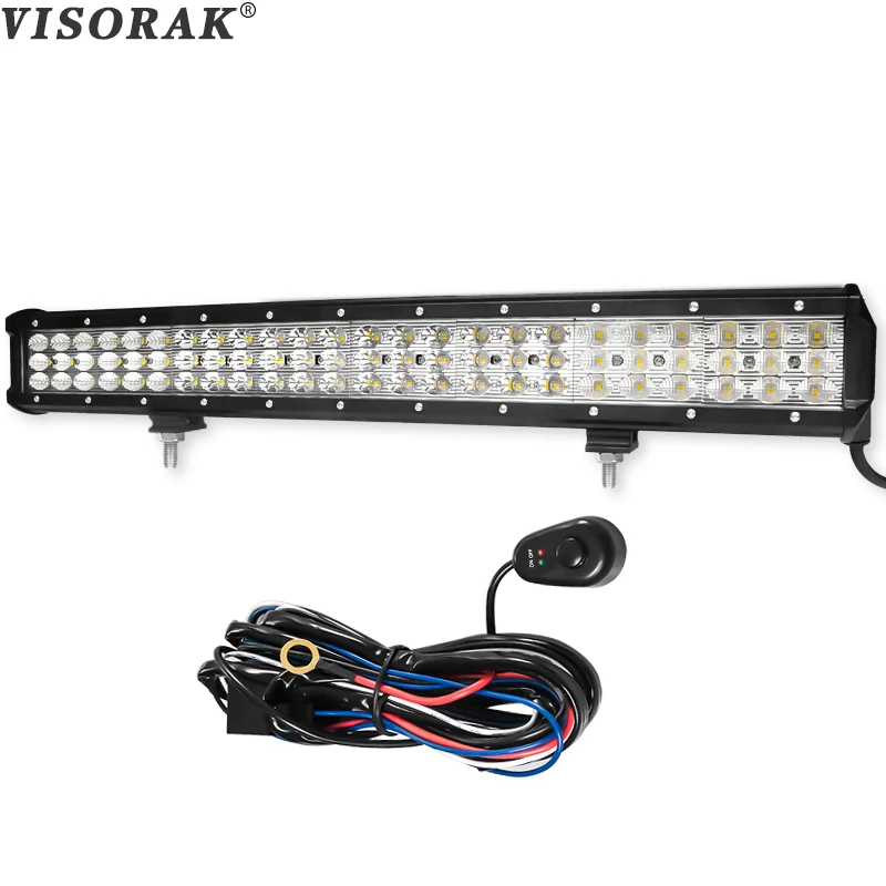 

2018 New VISORAK Tri-Row LED Work Light Bar 24V 12V LED Combo LED Beams For Offroad Tractor Boat OffRoad 4WD 4x4 Truck SUV ATV