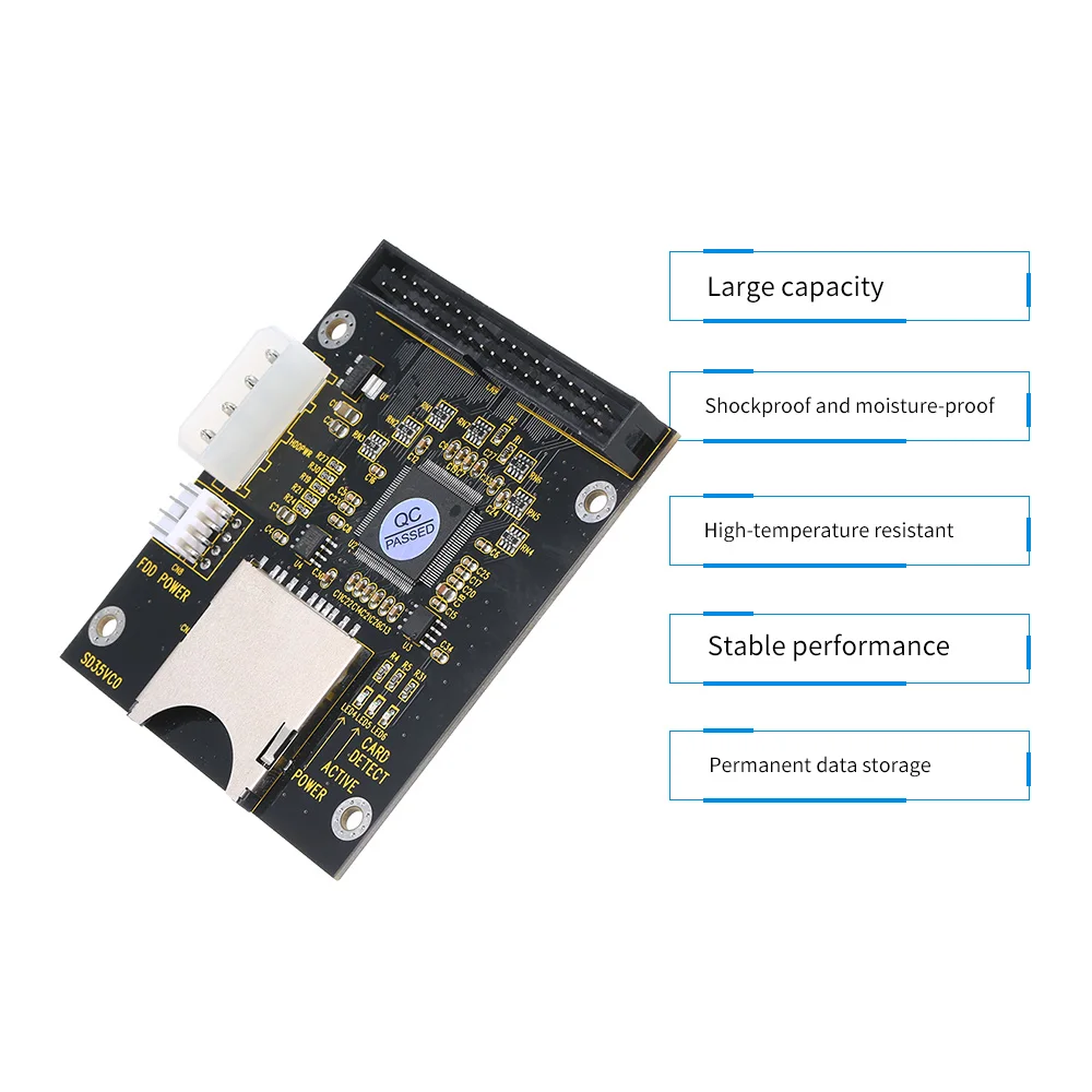 3 5 &quot40Pin Мужской IDE/SATA адаптер жесткого диска Secure Digital карты памяти SD