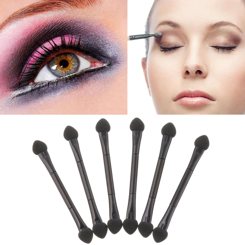 

eye professional eyeshadows glitter eye10Pcs Makeup Double-end Eye Eyeliner Brush Sponge Applicator Tool #0.7