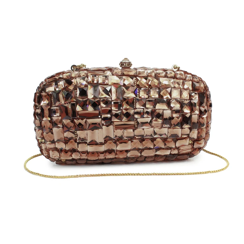 

2017 Ring Diamonds Evening Bags Day Clutch Evening Bag Women Crystal Bags Clutches Chain Shoulder Bag Purse(B1045-SB)