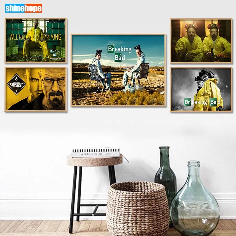 

Custom Breaking Bad Canvas Poster 27X40cm30X45cm Home Decor Canvas Printing Silk Fabric Print Wall Poster No Frame