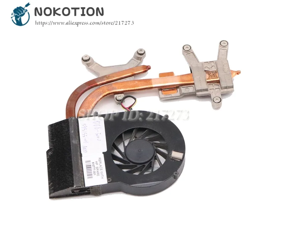 

NOKOTION 610777-001 595133-001 Radiator For HP Pavilion DV6 DV6T DV6-3000 Laptop cooling FAN heatsink