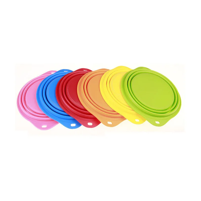 Foldable Collapsible Pets Bowl Food Water Feeding Plate Travel Portable Bowl Dish for Dogs Cat Water Feeder Dish 40DC19 (5)