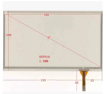 

KDT016 KDT014 Новый 7-дюймовый 165*100 мм Сенсорный экран навигатора для автомобилей